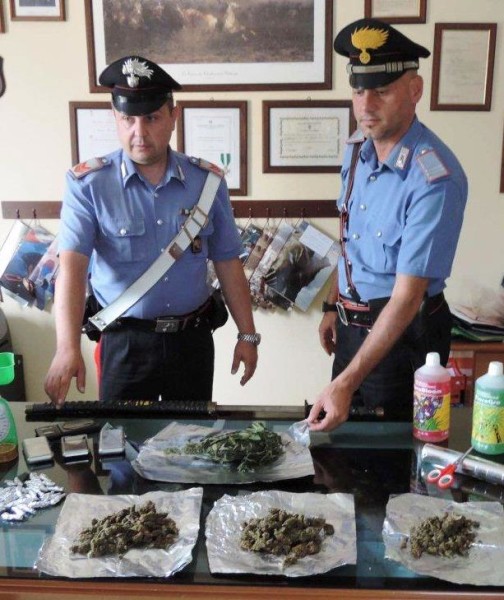 La droga sequestrata dai Carabinieri (2)